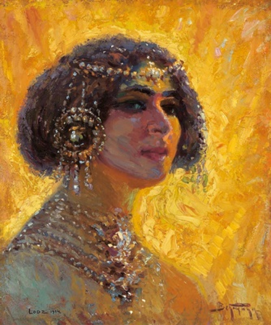 Авраам Адольф Берман. «Єврейська наречена», 1914 р.